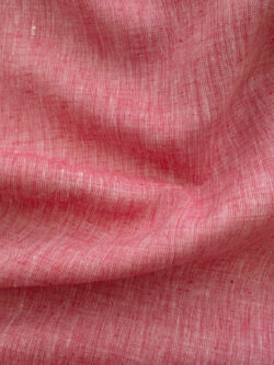 Yarn Dyed Two-Tone Linen - Red