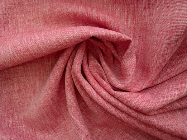Yarn Dyed Two-Tone Linen - Candy Cane