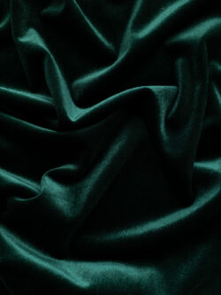 Lady McElroy - Plush Polyester/Spandex Glass Velour - Holly Green