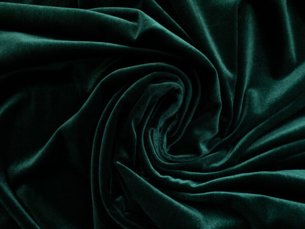 Lady McElroy - Plush Polyester/Spandex Glass Velour - Holly Green