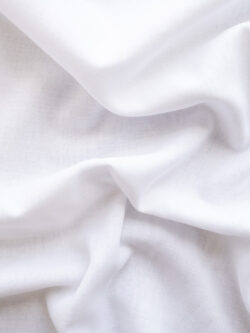 Designer Deadstock - Cotton Voile - White