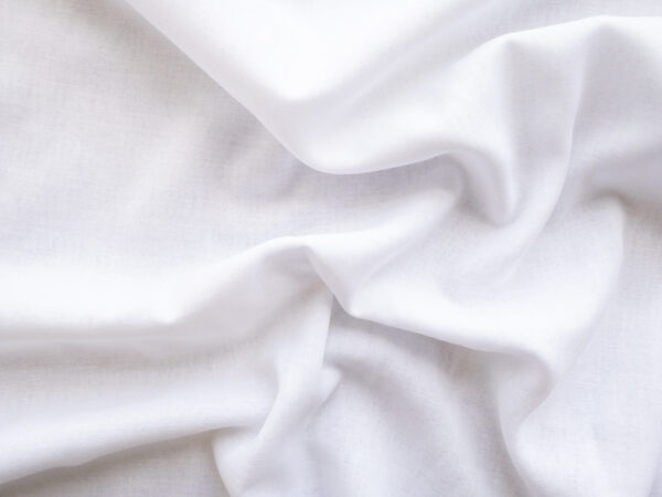 Designer Deadstock - Cotton Voile - White