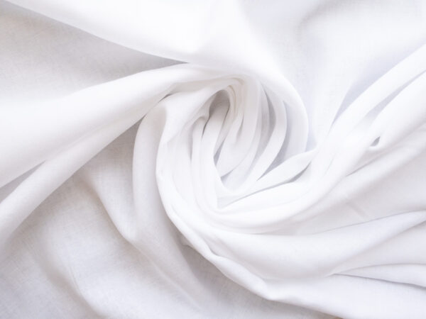 Designer Deadstock - Cotton Voile - White