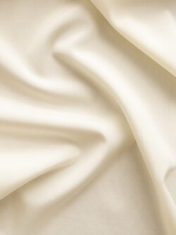 Designer Deadstock - Silk/Spandex Stretch Crepe de Chine - Ivory