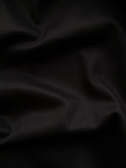 Designer Deadstock - Cotton/Spandex Stretch Twill - Jet Black