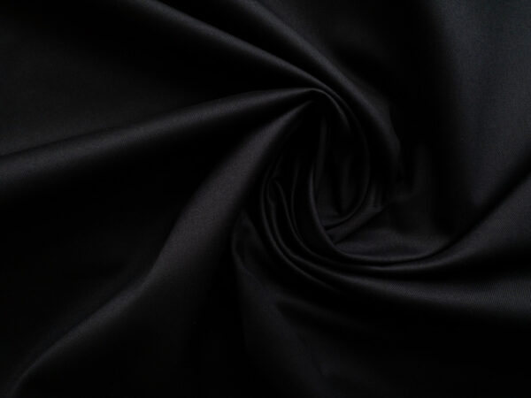 Designer Deadstock - Cotton Twill - Black Licorice