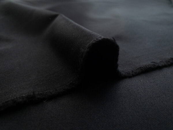 Designer Deadstock - Cotton Twill - Black Licorice