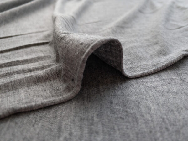 Designer Deadstock - Bamboo/Spandex Jersey - Heather Grey