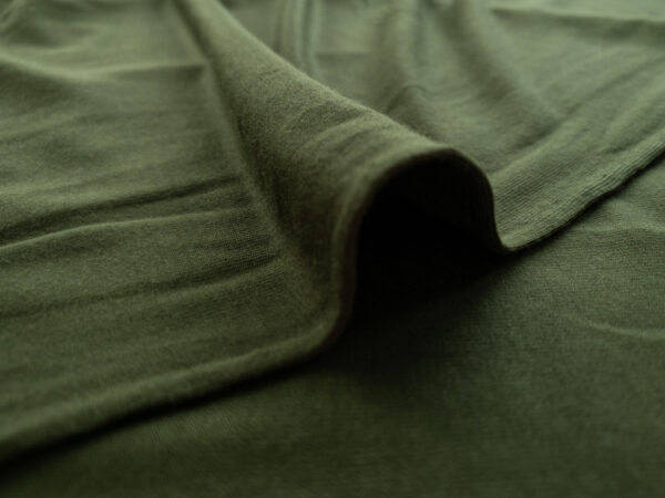 Designer Deadstock - Bamboo/Spandex Jersey - Olive Green