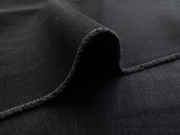 Designer Deadstock - Linen/Cotton Twill - Black