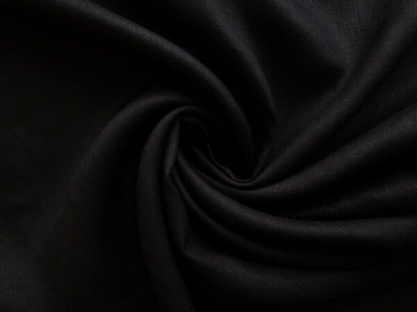 Designer Deadstock - 100% Linen - Black