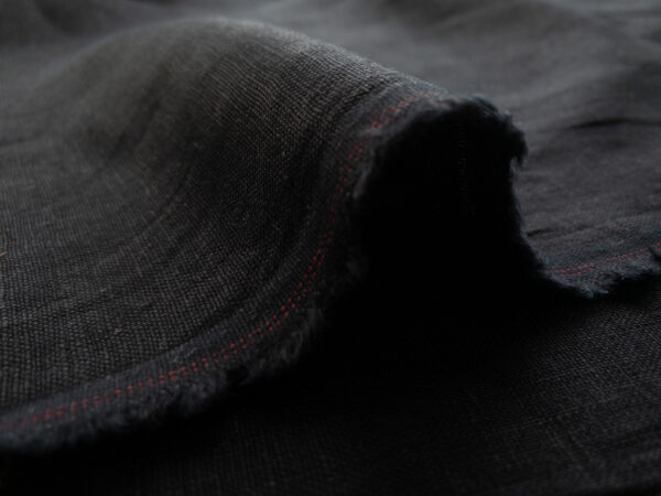 Designer Deadstock - 100% Linen - Black