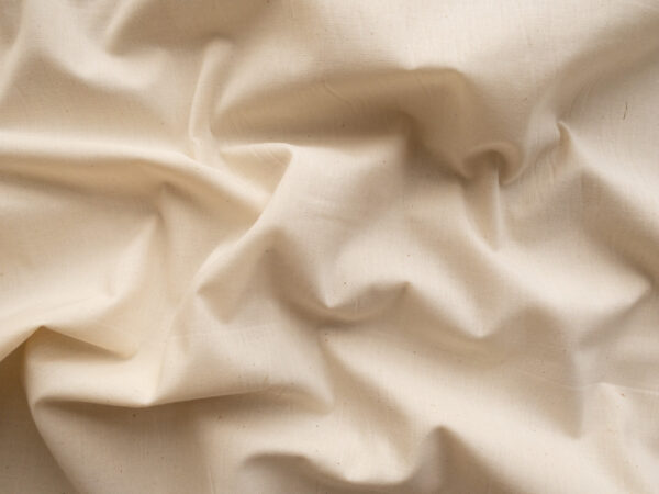 Designer Deadstock – Unbleached Cotton Muslin – Natural