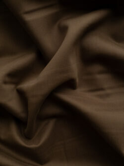 British Designer Deadstock - Brushed Cotton Sateen - Mocha