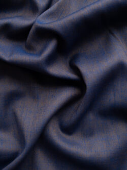 European Designer Deadstock - Two-Tone Viscose - Blue/Gold