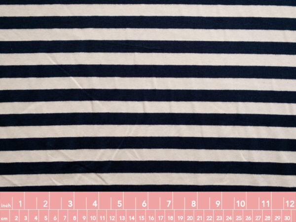 Amour Vert - Organic Cotton/Modal Jersey - Classic Stripes - Navy/White