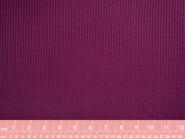 Amour Vert – Modal/Spandex 4x3 Rib Knit – Berry Jam