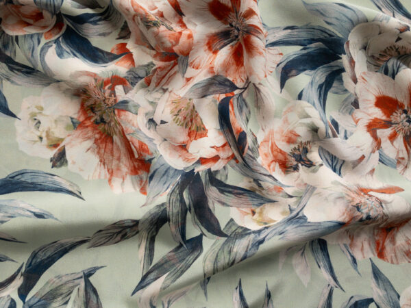 Amour Vert - Sandwashed Silk Crepe de Chine - Peony