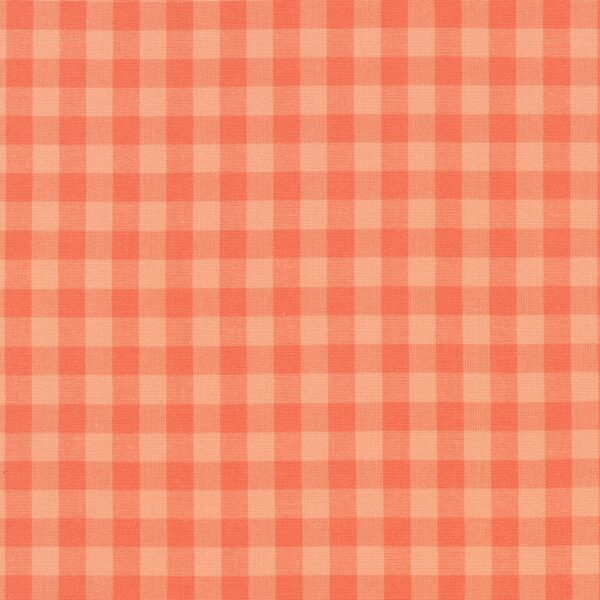 Kitchen Window Wovens - Yarn Dyed Cotton - Small Gingham - Nectarine