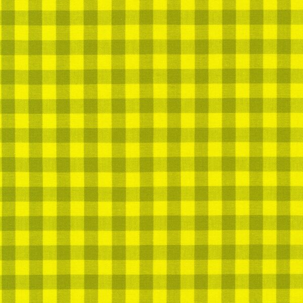 Kitchen Window Wovens - Yarn Dyed Cotton - Small Gingham - Chartreuse