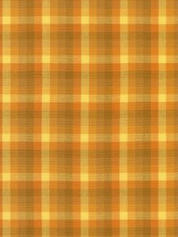 Kitchen Window Wovens - Yarn Dyed Cotton - Pixel Grid Plaid - Ochre