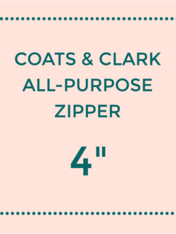 Coats & Clark All Purpose Zipper - 4"