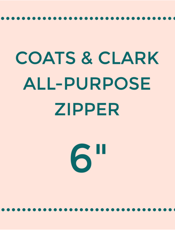 Coats & Clark All Purpose Zipper - 6"