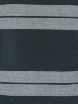 Panache Cotton Toweling - Stripe - Black