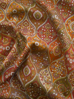 Japanese Cotton Lawn - Ogee Design - Autumn