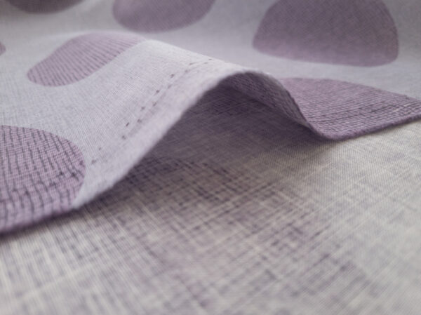 Japanese Cotton/Linen Sheeting - Le Ciel - Polka Dots - Lavender