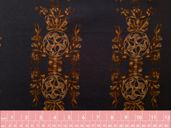 Designer Deadstock - Silk Georgette - Medallion