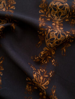 Designer Deadstock - Silk Georgette - Medallion