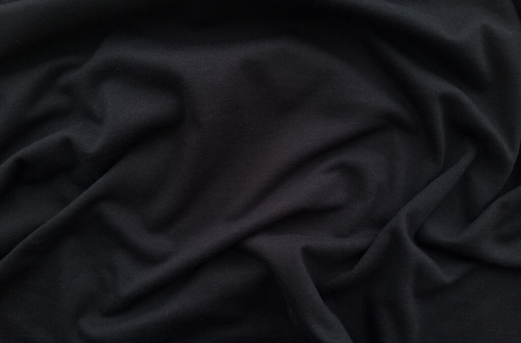Designer Deadstock – Solid Cotton Jersey – Black