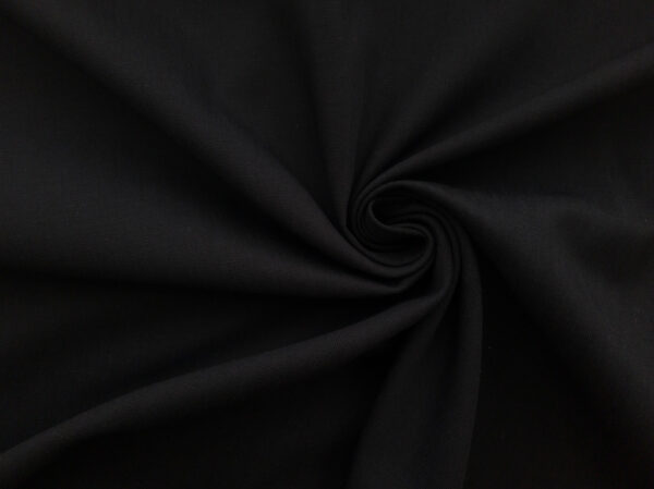 Designer Deadstock - Linen/Cotton - Black