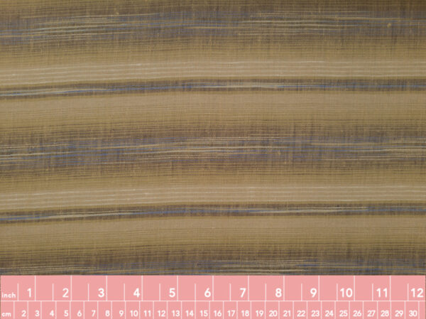 Designer Deadstock – Yarn Dyed Linen - Stripe - Desert Horizon