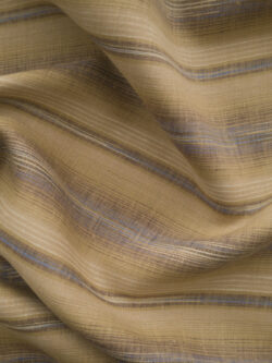 Designer Deadstock – Yarn Dyed Linen - Stripe - Desert Horizon