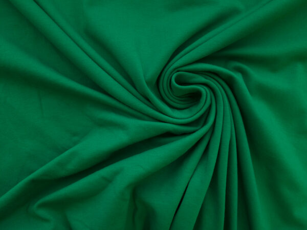 Lady McElroy - Cassington Organic Cotton/Spandex Jersey - Emerald