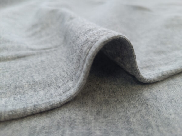 Lady McElroy - Cassington Organic Cotton/Spandex Jersey - Light Heather Grey