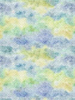 Quilting Cotton - Enchanted Seas - Mermaid Scales - Blue