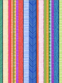 Quilting Cotton - Varied Stripe - Rainbow