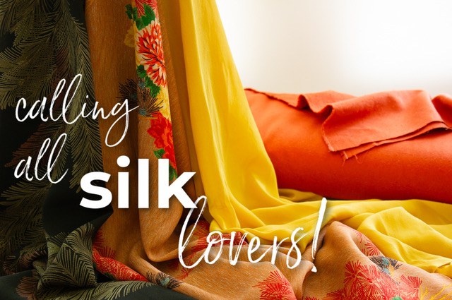 Our long and treasured history with silk fabric!