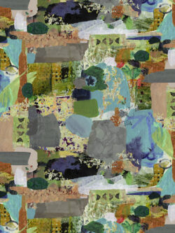 Quilting Cotton - 	Wild Wonder - Abstract Collage