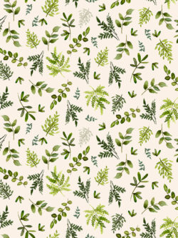 Quilting Cotton - 	Wild Wonder - Fronts - Light Cream