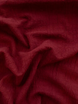 Japanese Cotton - Wrinkle Dobby - Red