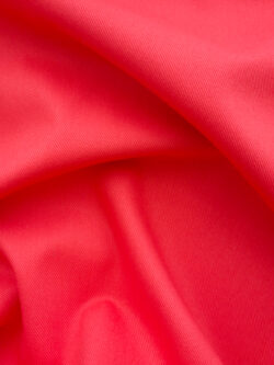 Designer Deadstock - Colorful Cotton Denim - Hibiscus