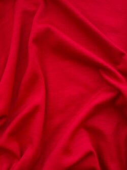 Designer Deadstock - Rayon/Linen Jersey - Chili Pepper