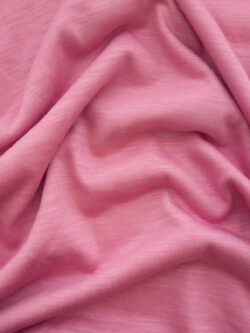 Designer Deadstock - Rayon/Linen Jersey - Velvet Rose