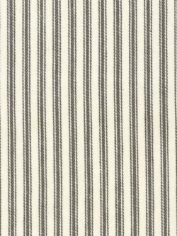 Ticking Stripe - Yarn Dyed Cotton Twill - Charcoal