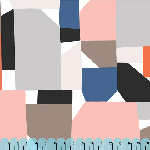 Urban Blocks - Coexisting - Ophelia Pang - Cloud 9 Fabrics - Modal Rayon Urban Blocks - Coexisting - Ophelia Pang - Cloud 9 Fabrics - Modal Rayon