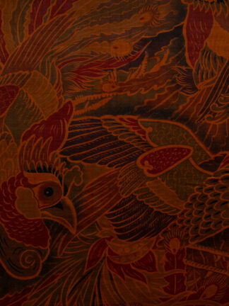 Rust Color Bird Large Stonemountain & Daughter Fabrics